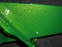 Florescent Yellow Over Silver Vein